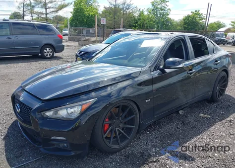 2017 Infiniti Q50 3.0T Premium from USA, damaged, VIN JN1EV7AP1HM735587